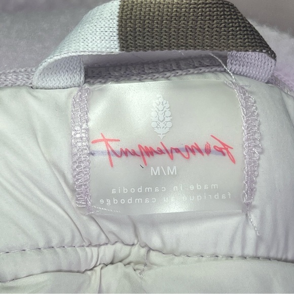 FP Movement Hit the Slopes Overalls Snow Bibs Purple White Sz M - Picture 14 of 15